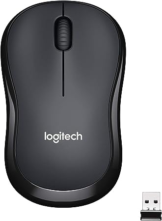 Logitech M220 Silent Wireless Mouse, 2.4 GHz with USB Receiver, 1000 DPI Optical Tracking, 18-Month Battery, Ambidextrous, Compatible with PC, Mac, Laptop (Off-White)