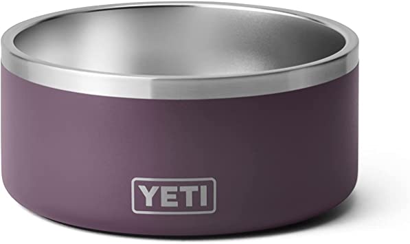 YETI Boomer 8, Stainless Steel, Non-Slip Dog Bowl, Holds 64 Ounces, Nordic Purple