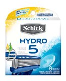Schick Hydro 5 Blade Refill 8 Count