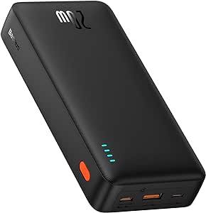 Baseus Power Bank, 20.000mAh Batería Externa Carga Rápida, Bateria Portatil 20W PD QC Cargador con USB C In&out, Mini Power Bank Pero Fuerte para iPhone 15 14 13 12 11 Samsung S23 S22 Google