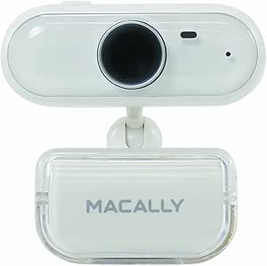 Macally ICECAM2 USB 2.0 Video Web Camera with Built-in Microphone (White)