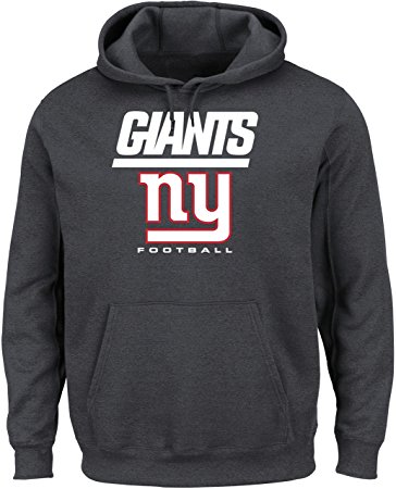 NFL Men's Long Sleeve Screen Print Hooded Fleece Pullover