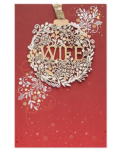 American Greetings Christmas Card for Wife (Amazing Wonderful Wife)