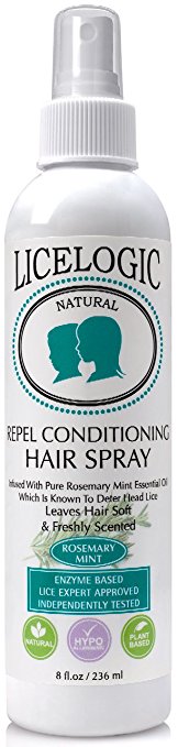 Licelogic Repel Conditioning Hairspray, Rosemary Mint, 8 Ounce