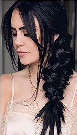 Hetto Tape Remy Human Hair Extensions Skin Weft Adhesive 40 Pieces 100 Grams 18 Inch #1 Jet Black Soft and Silky Natural Hair Glue in Real Hair Extensions