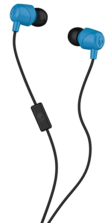 Skullcandy Jib Wired In Ear Earphones with Mic (Black, Blue)