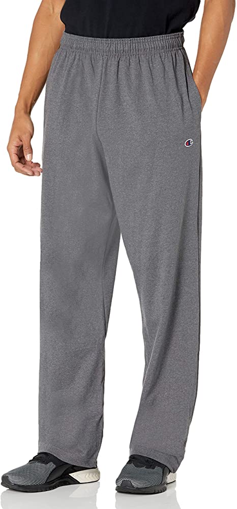 Champion Men's Open Bottom Light Weight Jersey pants