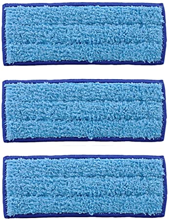 3 Pack Washable Wet mop Pads for iRobot Braava Jet 240 241