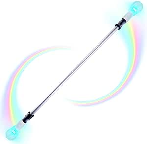 Lumina Twirl™ Baton v2 LED Light Up Twirling Baton - Silver