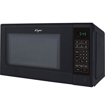 Keyton Microwave Oven - 6 Instant Cooking Settings & 10 Power Levels With A Digital Display, Built In Clock & Child Safety Lock, UL Approved - 0.7 Cubic Feet, Black