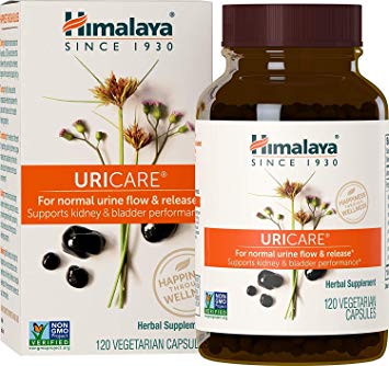 URICARE for Kidney and Bladder Performance - Cystitis And Urinary Tract Infection Supplement - 840mg 120 Capsules- By Himalaya (Since 1930)