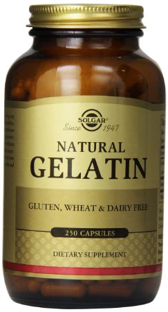 Solgar Gelatin Capsules with Calcium Carbonate 250 Count