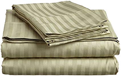 BELLA KLINE BEDDING COLLECTION 100% brushed microfiber 1800 series 4 piece bed sheet set with matching pillowcases, HYPOALLERGENIC, #1 soft and silky luxurious feel, fitted and flat sheets, deep pockets, LIFETIME SATISFACTION GAURANTEED - FULL Size, SAGE OLIVE GREEN