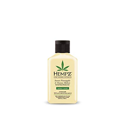 Hempz Sweet Pineapple and Honey Melon Herbal Body Moisturizer, 2.25 Ounce