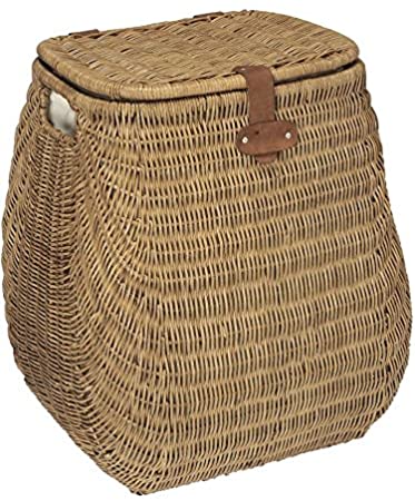 KOUBOO Bulging Wicker 2 Load Capacity Laundry Hamper with Liner