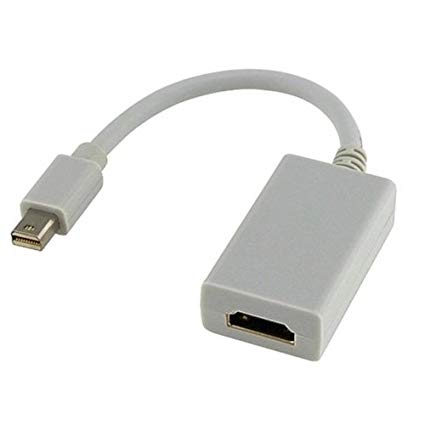 SODIAL(TM) Mini DisplayPort to HDMI Female Adapter Cable for Apple Macbook, Macbook Pro...