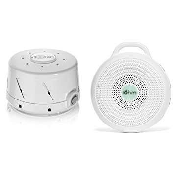 Marpac All-Natural White Noise Sound Machine Home and Away Bundle , White