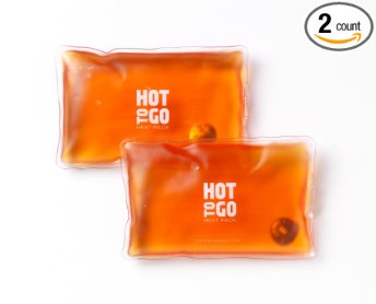 Hot to Go Reusable Rectangular Heat Pack - Pack of 2