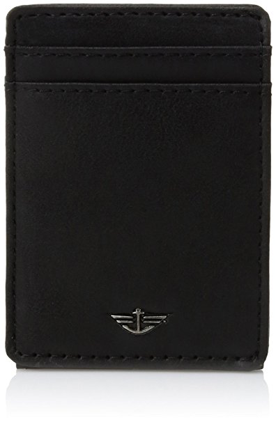 Dockers Men's Vermont RFID Blocking Slim Magnetic Front Pocket Wallet