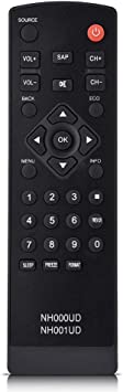 Universal Remote Control NH000UD Replacement for Emerson Smart TV, 4K TV Remote Control for Emerson Brand LCD Digital TV