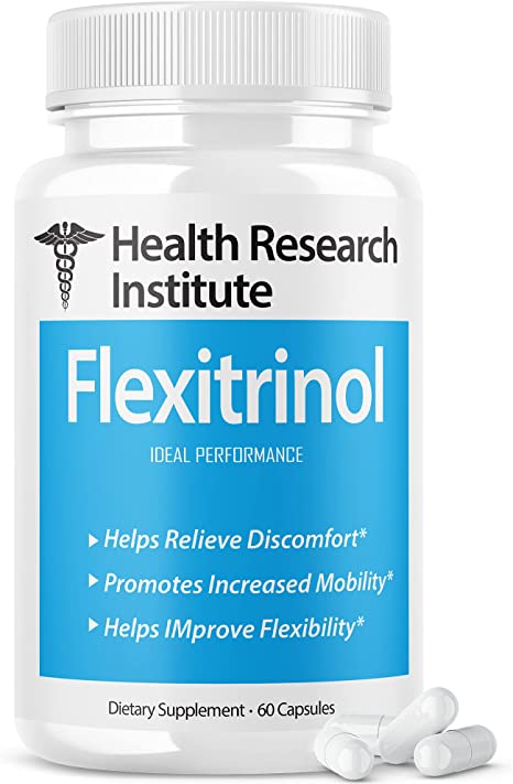 Flexitrinol Joint Relief Supplement New Formula Support Health Research Institute (60 Capsules)