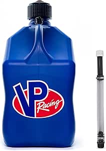 VP Racing Fuels 5.5 Gallons Square Motorsport Utility Container Blue with Deluxe Filler Hose