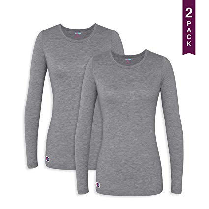 Sivvan 2 Pack Women’s Comfort Long Sleeve T-Shirt/Underscrub Tee