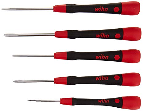 Wiha 26195 Picofinish Mini Precision Screwdriver Set, 5 Pcs