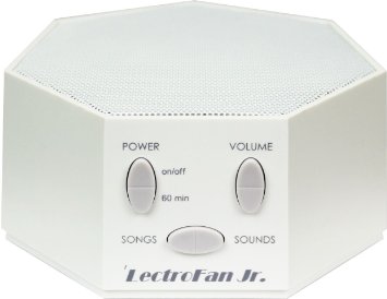 LectroFan Jr - White Noise Machine with 6 Fan and 6 White Noise Options White FFP