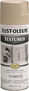 Rust-Oleum 7223830 Textured Spray Paint, 12 oz, Sandstone (Packaging May Vary)