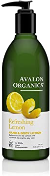 Avalon Organics Lemon Hand and Body Lotion 12 oz