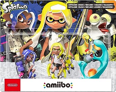 Nintendo Amiibo Inkling and Octoling and Smallfry