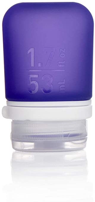 humangear GoToob  Refillable Silicone Travel Size Bottles with Locking Cap