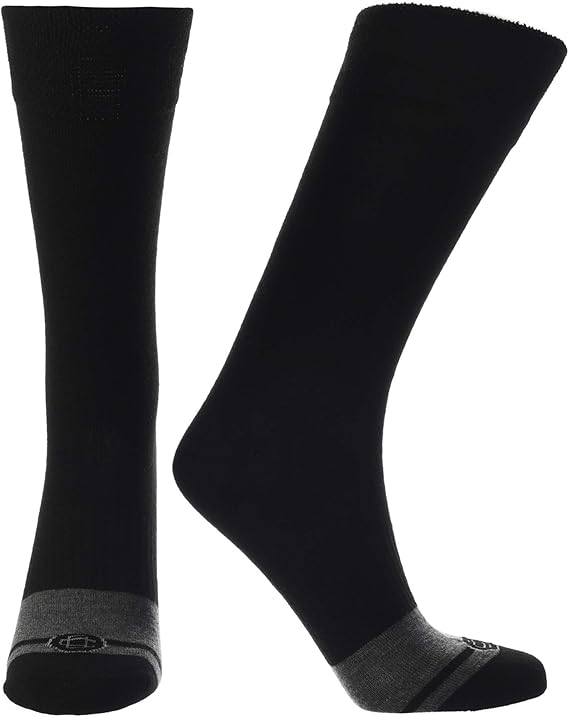 Doctor's Choice Flat Knit Dress Socks, Easy Stretch, Relaxed Top for Men & Women