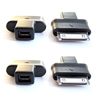 Samsung Galaxy Tab / Note to Micro USB High Speed Charger Converter / Connector / Adapter (Twin Pack)