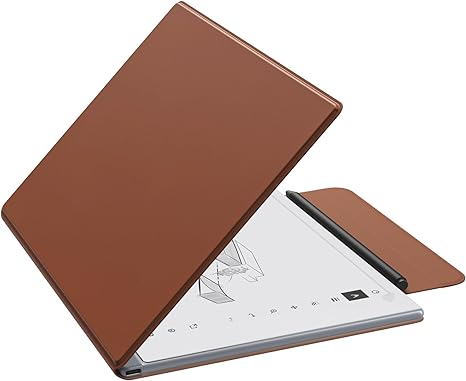 MoKo for Remarkable 2 Tablet Case, Lightweight Ultra-Thin Magnetic Case with Wide Pen Protective Clasp, Smart Tablet Cover Folio for Remarkable Tablet 2 10.3" 2020 Release, Brown