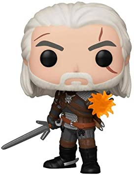 Funko Pop! Games: The Witcher 3: Wild Hunt - Geralt Glow in The Dark GameStop Exclusive Vinyl Figurine