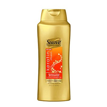 Suave Professionals Keratin Infusion Smoothing Shampoo,  28 Ounce (Pack of 4)