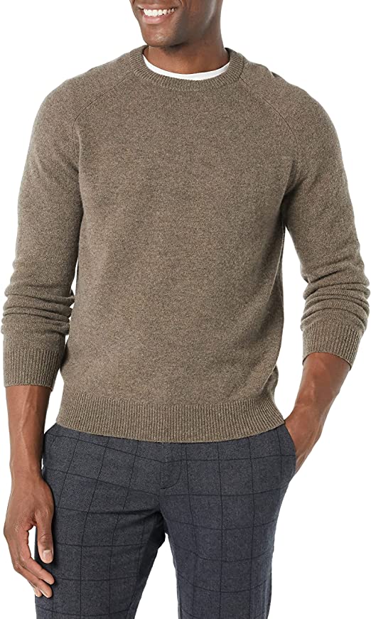 Goodthreads Men's Lambswool Crewneck Sweater