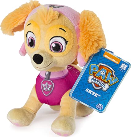 Paw Patrol – 8” Skye Plush Toy, Standing Plush with Stitched Detailing, for Ages 3 and up