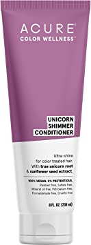 ACURE Unicorn Shimmer Conditioner | 100% Vegan | Performance Driven Hair Care | True Unicorn Root & Sunflower Seed Extract - Ultra-Shine  Formulation For  Color Treated Hair | 8 Fl Oz