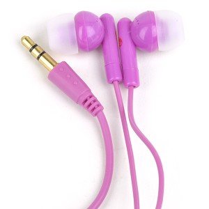 Hype Comfort Plus Earbud Stereo Headphones w/3.5mm Jack (Pink)