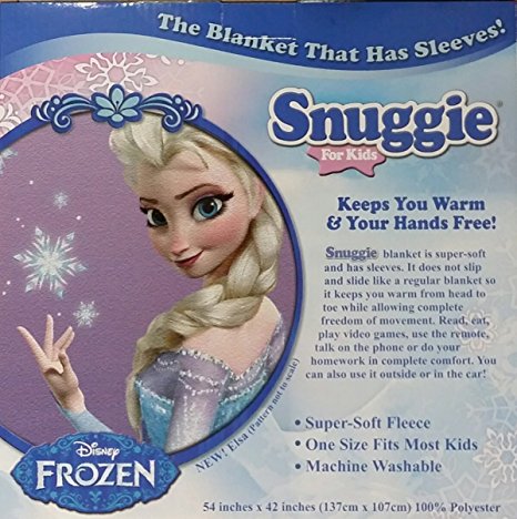 Disney FROZEN Elsa AUTHENTIC SNUGGIE Wearable Blanket - LIMITED EDITION
