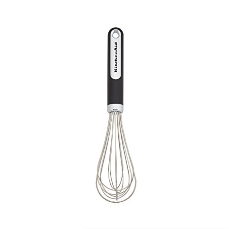 KitchenAid Stainless Steel Utility Whisk, Black