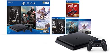 Holiday Ultimate Bundle Playstation 4 1TB Slim- Bonus Spiderman Game of The Year