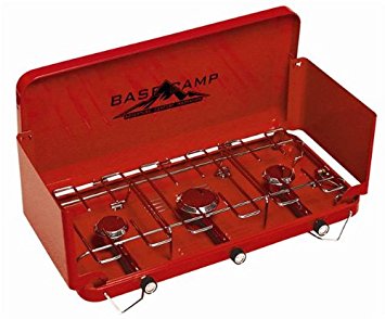 Basecamp by Mr. Heater Three Burner Stove (Red)