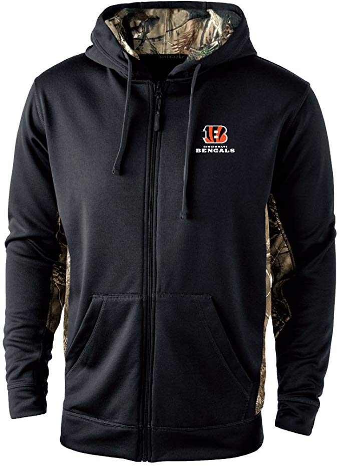 Dunbrooke Apparel Men's Decoy Camo Accent Fullzip Tech Fleece