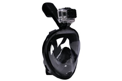 Gonezon 180¡ãFull Face Snorkel Mask Set with Easy Breath for Anti-fog Diving.No Leaking with Snorkeling Sports Aquatics Mask.Large View Field.Durable Medical Silicone to Fit Various People
