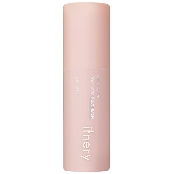 Ifnery Leeds Turn Plant derived Collagen Multi Balm Stick. Face, Body, Hair, Hydrating and Brightening. Multi-usable, Portable. Shea Butter, Made in Korea. 10g, 0.35 oz. 1EA