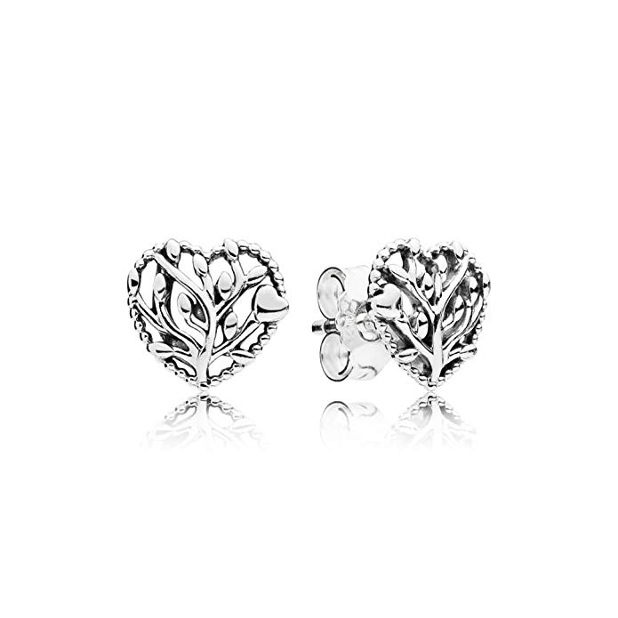 Pandora Women Silver Stud Earrings - 297085